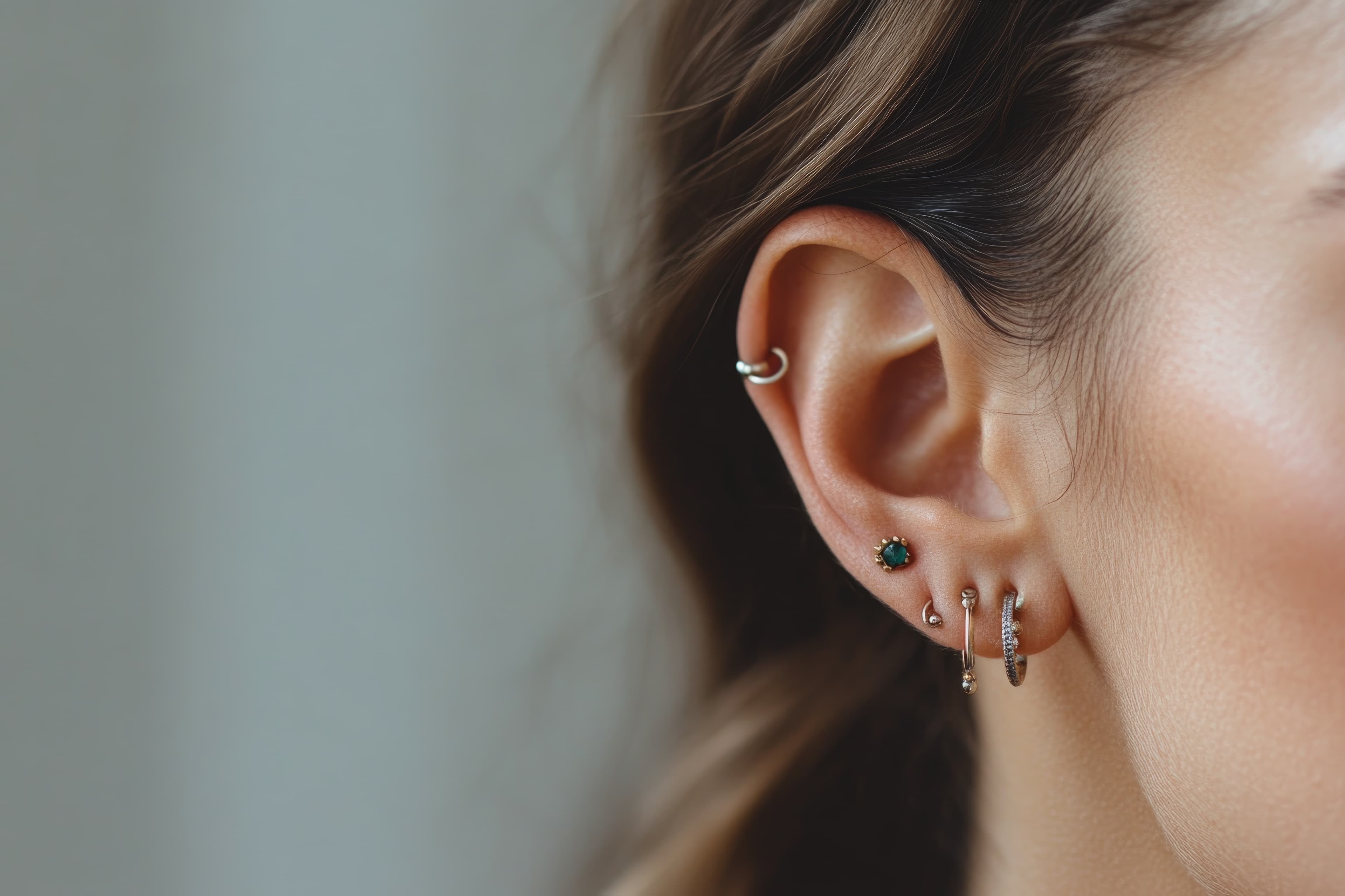 Infected piercing