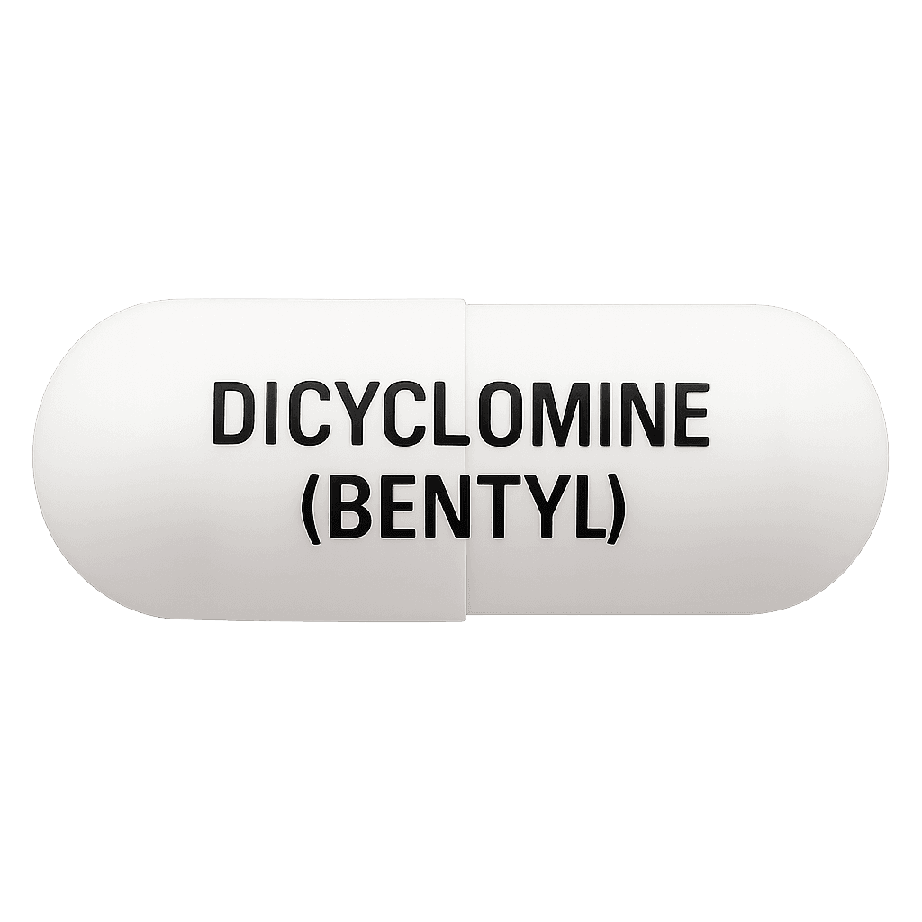 Dicyclomine (Bentyl)