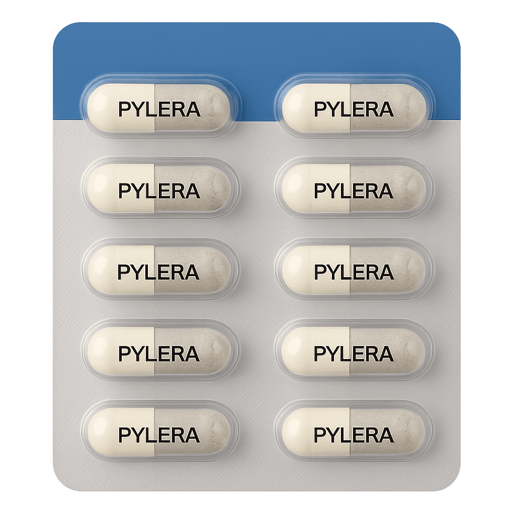 Pylera (Tetracycline - bismuth subcitrate - metronidazole)